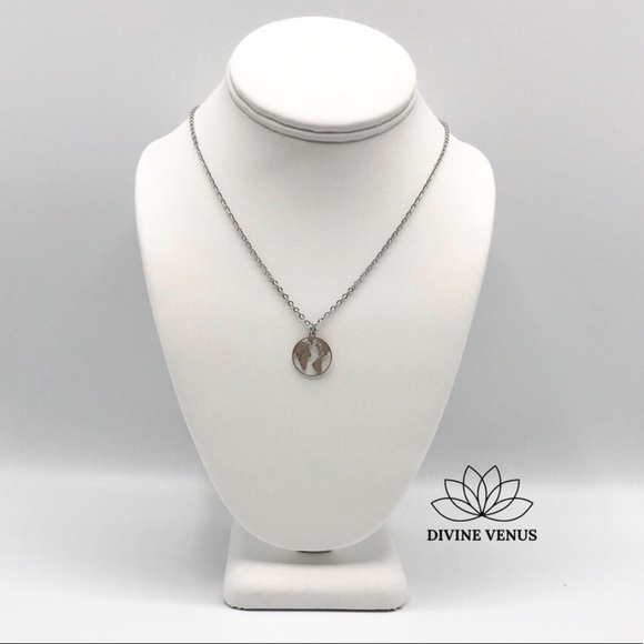 World Traveler Necklace | Stainless Steel - Picture 3 of 7